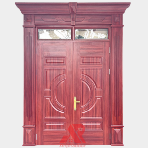 Cửa Thép Vân Gỗ 2 Cánh Cân A22-K.H2